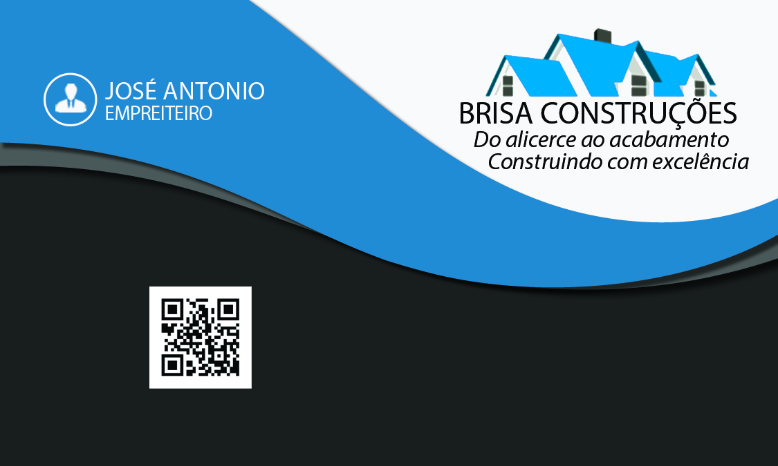 Cartão de visitas José Antonio – Brisa Construções