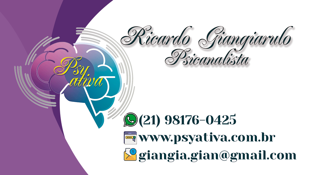 Cartão de visitas Ricardo Giangiarulo – PsyAtiva